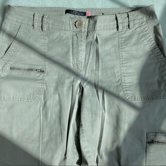 Sage Green Cargo Capris/10 - Picture 2 of 16